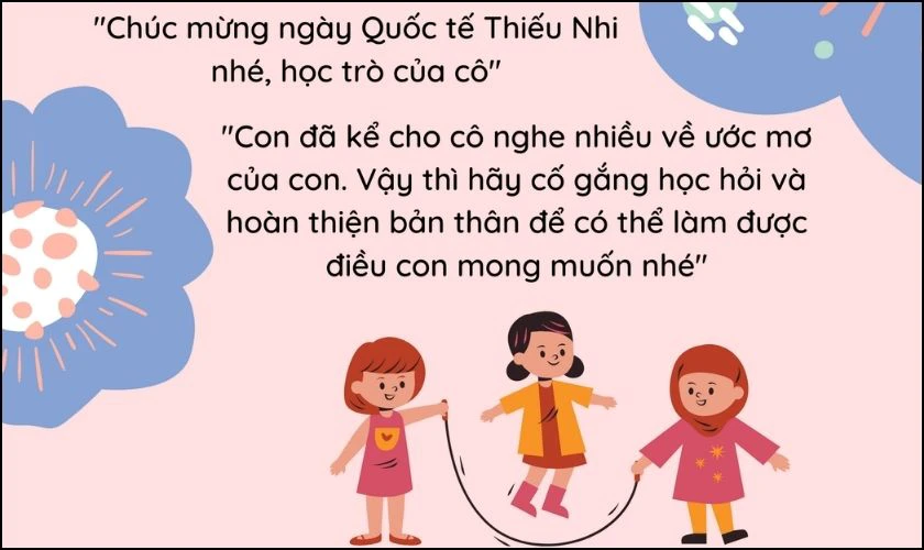 H&igrave;nh ảnh ch&uacute;c mừng ng&agrave;y Quốc tế Thiếu nhi 2025 &yacute; nghĩa