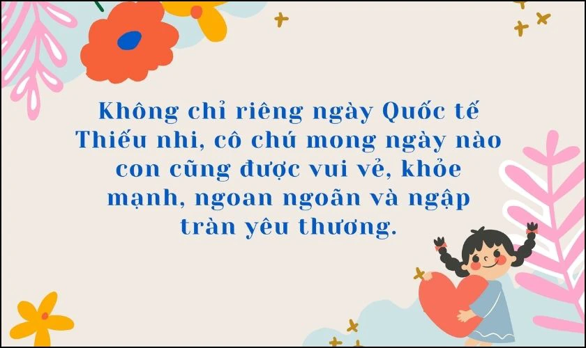 H&igrave;nh ảnh ch&uacute;c mừng ng&agrave;y Quốc tế Thiếu nhi free