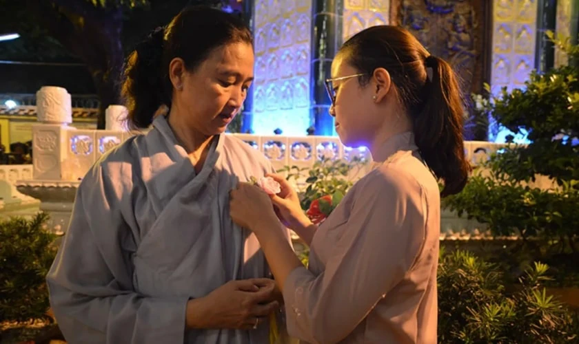 Hình ảnh cha mẹ mùa Vu lan