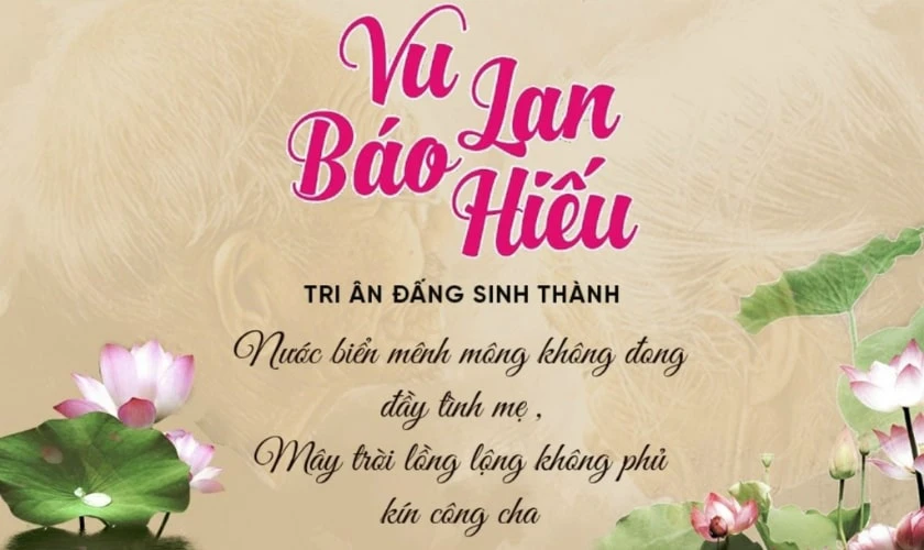 Hình ảnh Vu Lan báo hiếu 2025 kèm lời chúc ý nghĩa