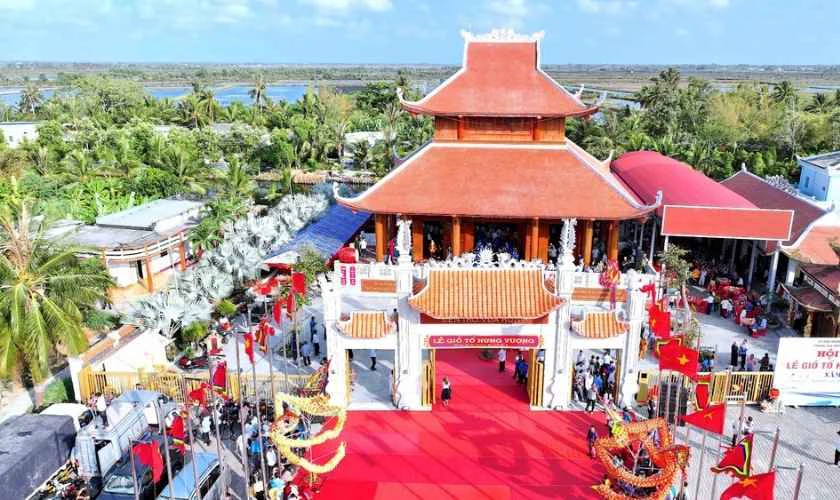 Hình ảnh của đền thờ Vua Hùng mới