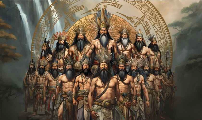 Hình ảnh các vị vua Hùng