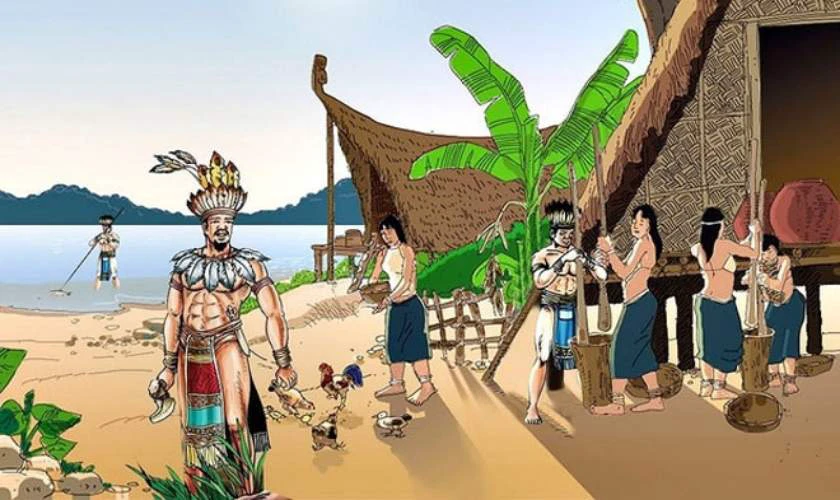 Ảnh vua Hùng ấn tượng