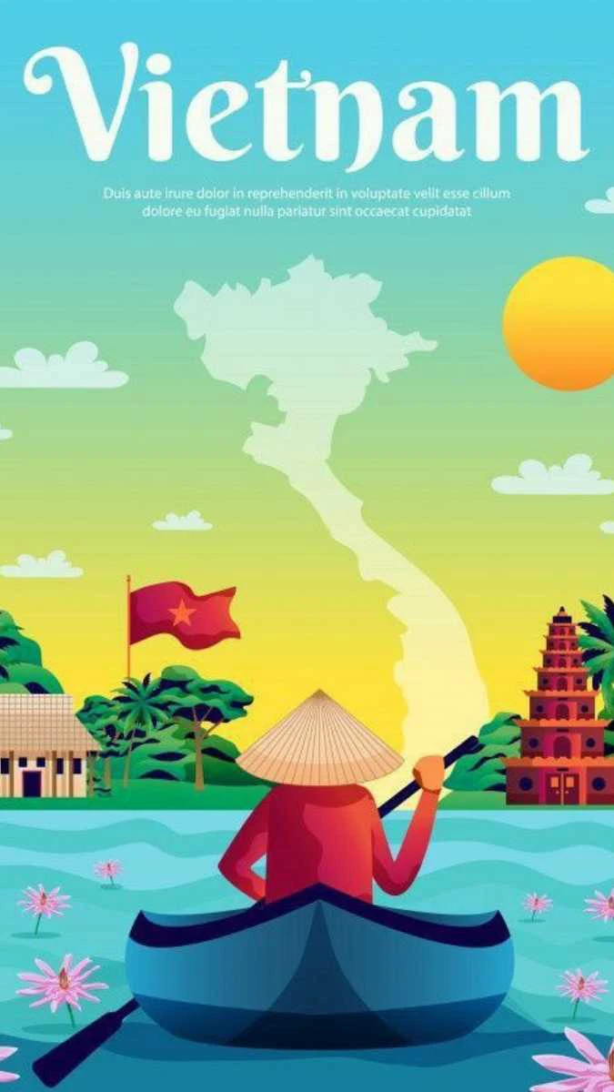 Tranh vẽ bản đồ Việt Nam