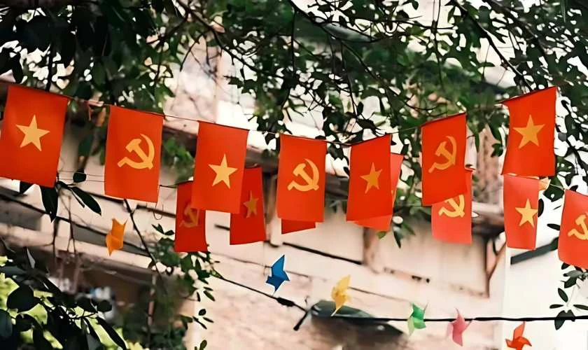 Quang cảnh lễ chào cờ độ phân giải cao