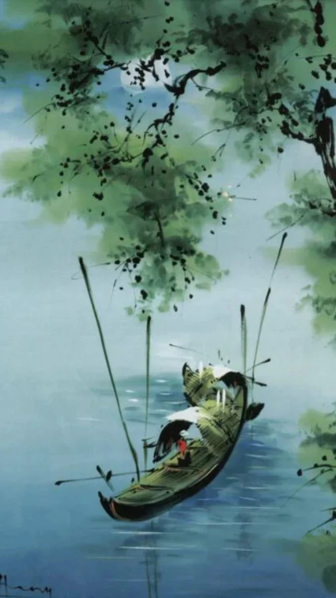 Hình nền 20/11 chủ đề người lái đò đẹp