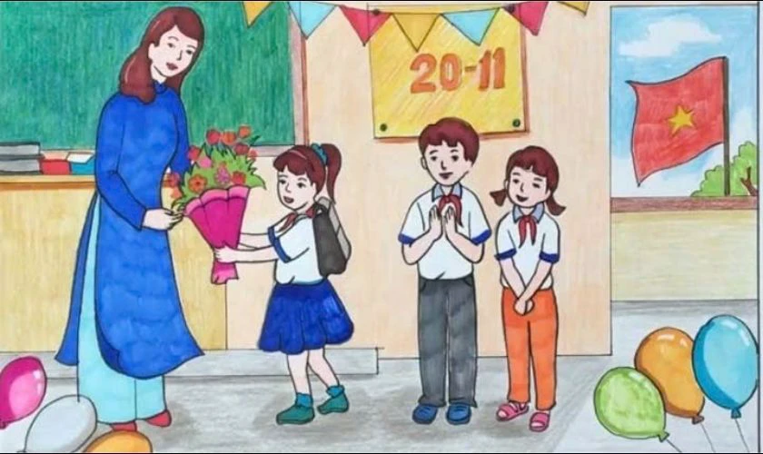 Hình nền chủ đề ngày 20/11 đẹp mắt