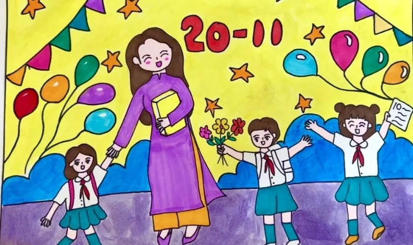 Hình nền chủ đề ngày 20/11 full HD