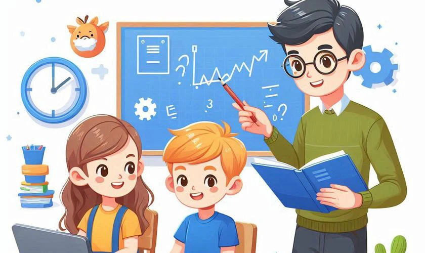 Hình nền cho iPad mừng ngày Nhà giáo Việt Nam hoạt hình