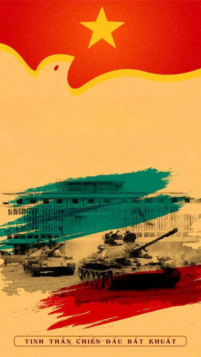 Hình nền 30/4 chủ đề lịch sử Việt Nam