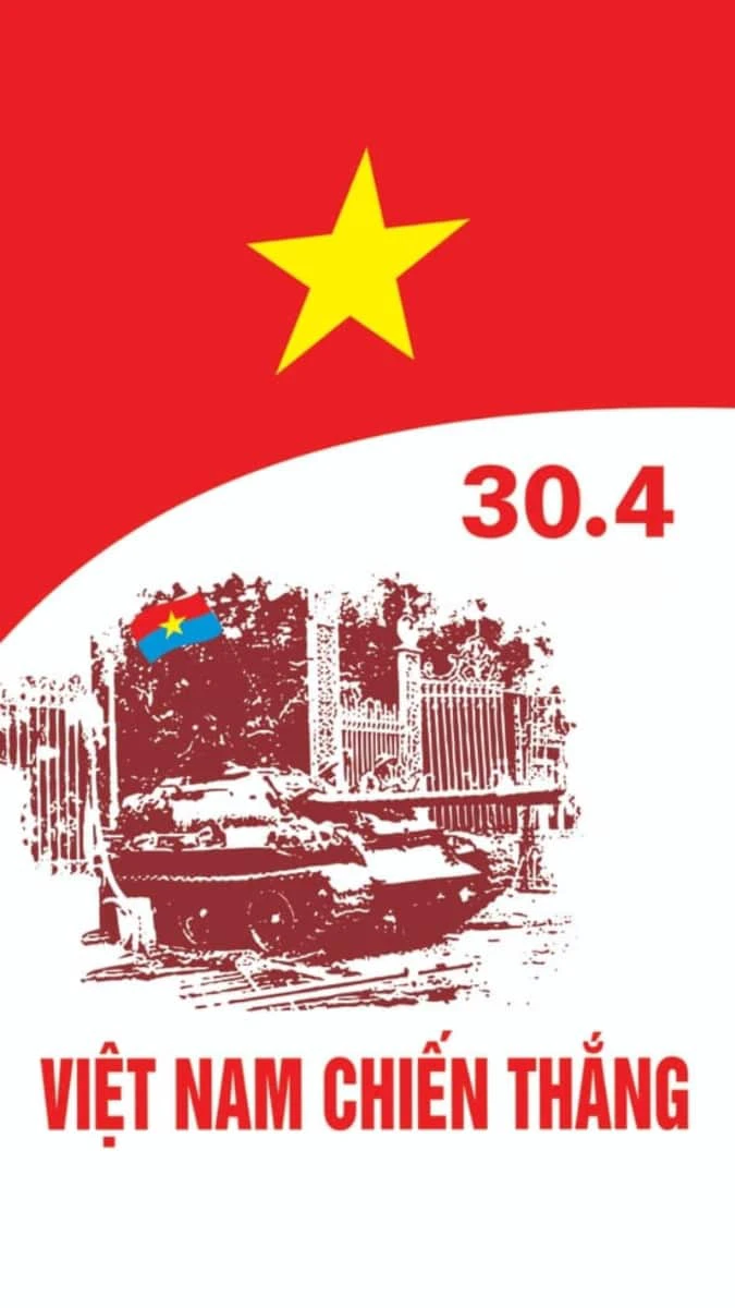 Hình nền 30/4 chủ đề tự hào dân tộc