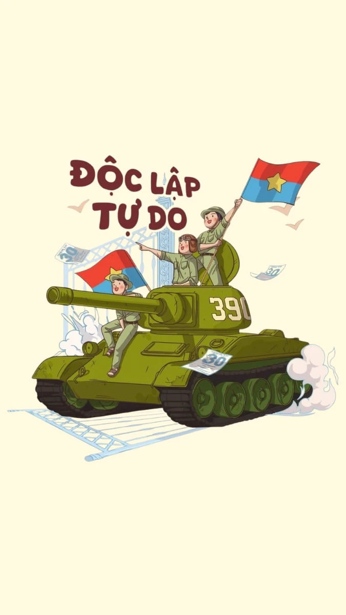 Nền điện thoại chủ đề yêu nước Việt Nam