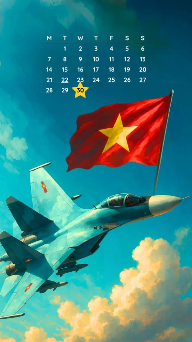 Nền đỏ sao vàng chủ đề Việt Nam