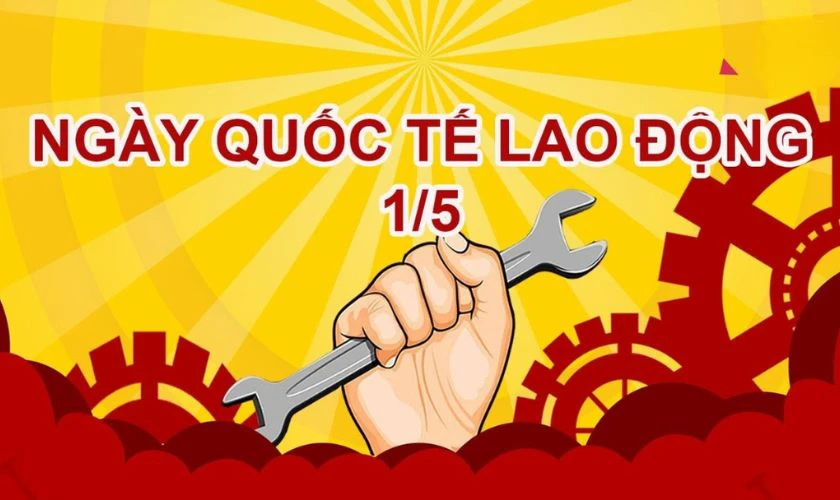 Hình nền 30/4 1/5 cho máy tính chủ đề người lao động đẹp