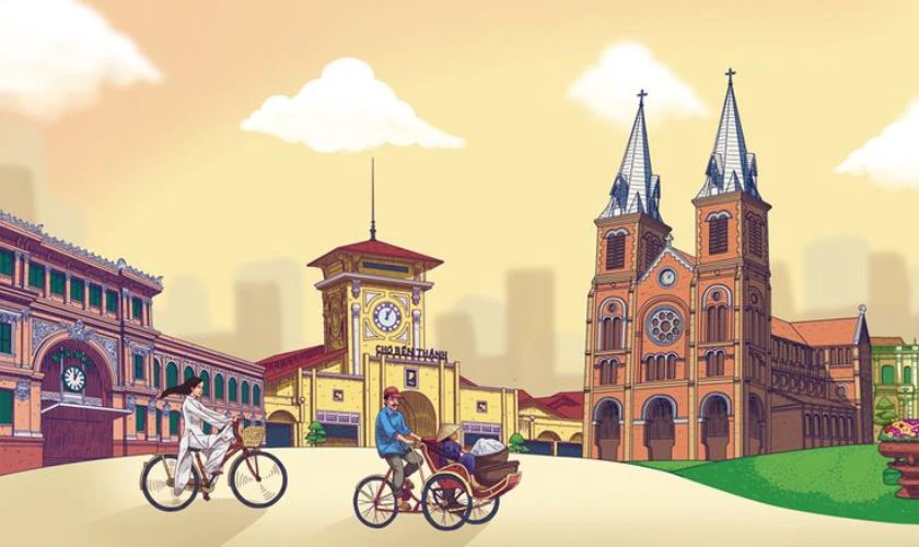 Hình nền 30/4 1/5 cho máy tính chủ đề đất nước đẹp