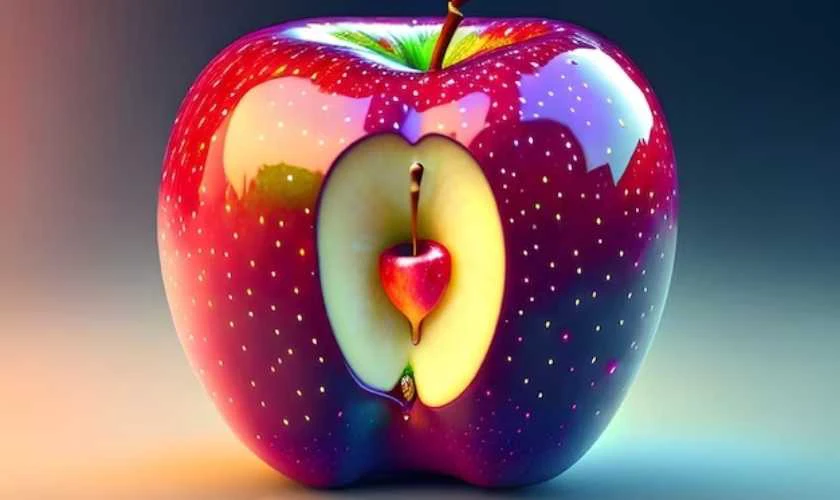 Bộ ảnh 3D chủ đề trái cây dễ thương cho màn hình laptop