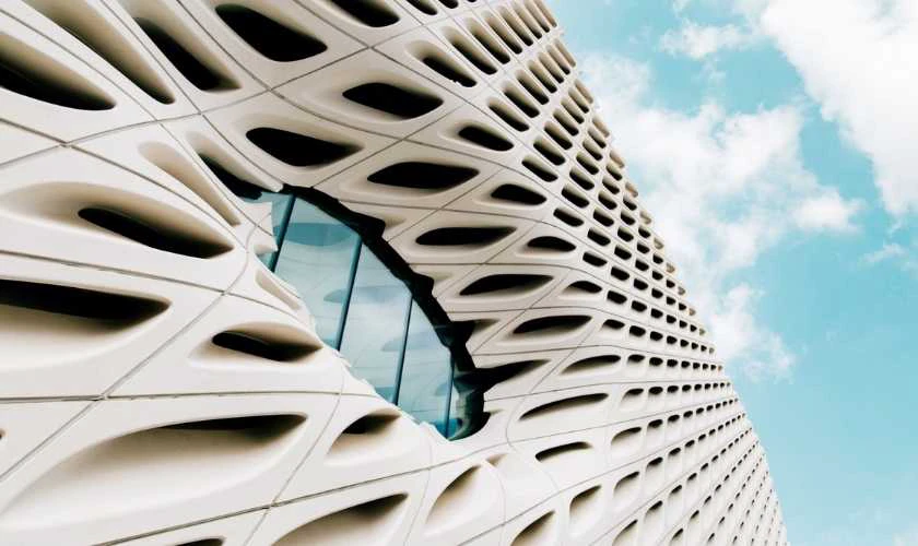 Wallpaper 3D ấn tượng về chủ đề công trình kiến trúc hiện đại