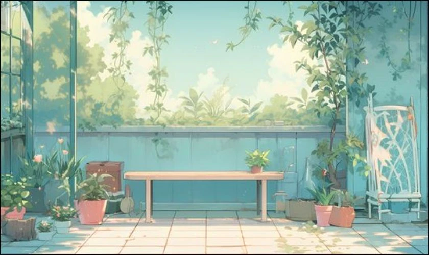 Wallpaper anime chủ đề phong cảnh cho thiết bị