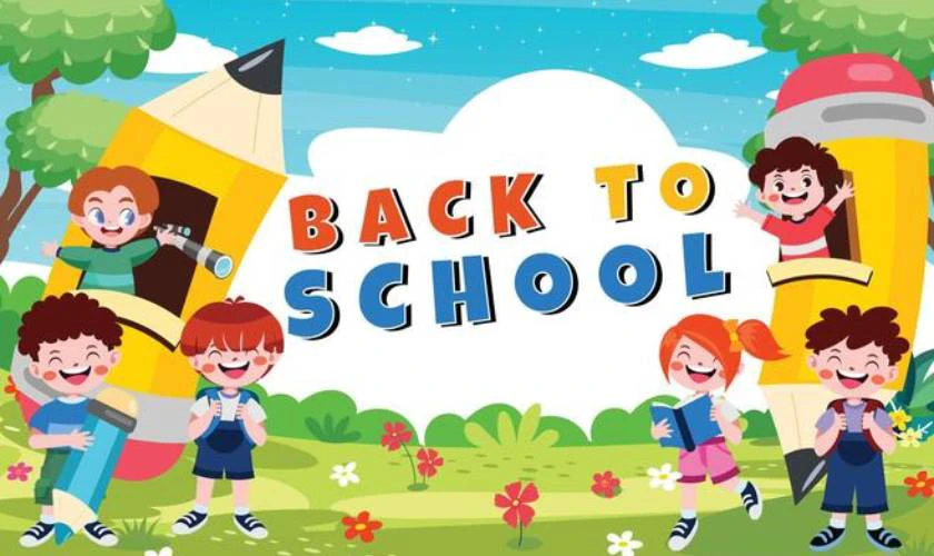Hình nền PowerPoint Back to School 2025 về bạn bè độc đáo, ấn tượng nhất