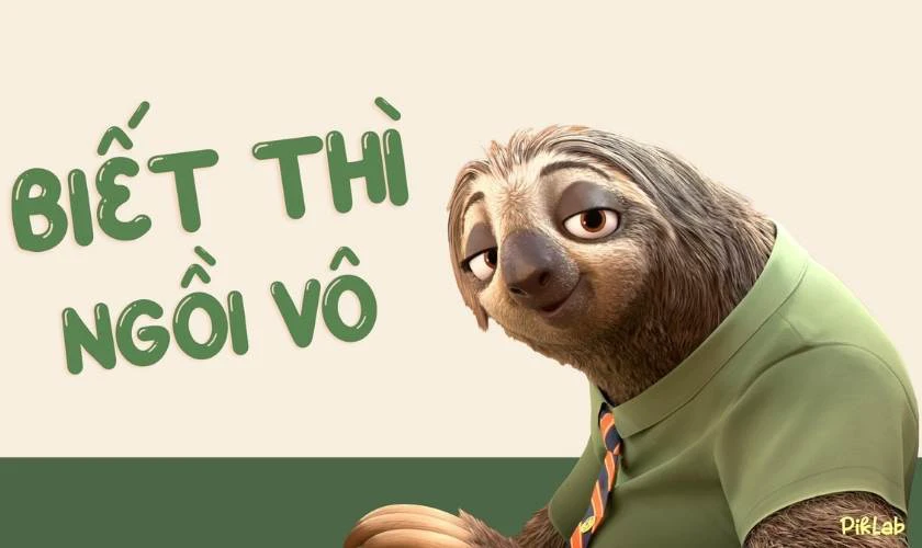 Hình nền con lười hot trend