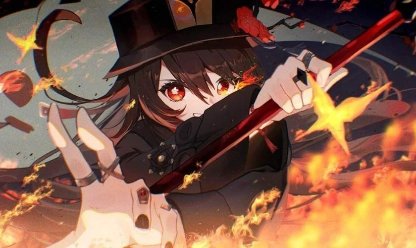 Wallpaper Genshin Impact Hutao
