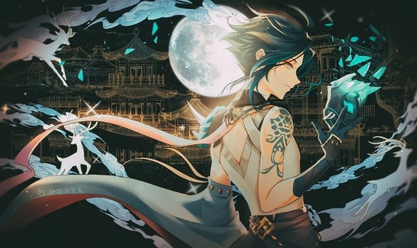 Wallpaper Genshin Impact 4K ấn tượng trên Facebook, Zalo