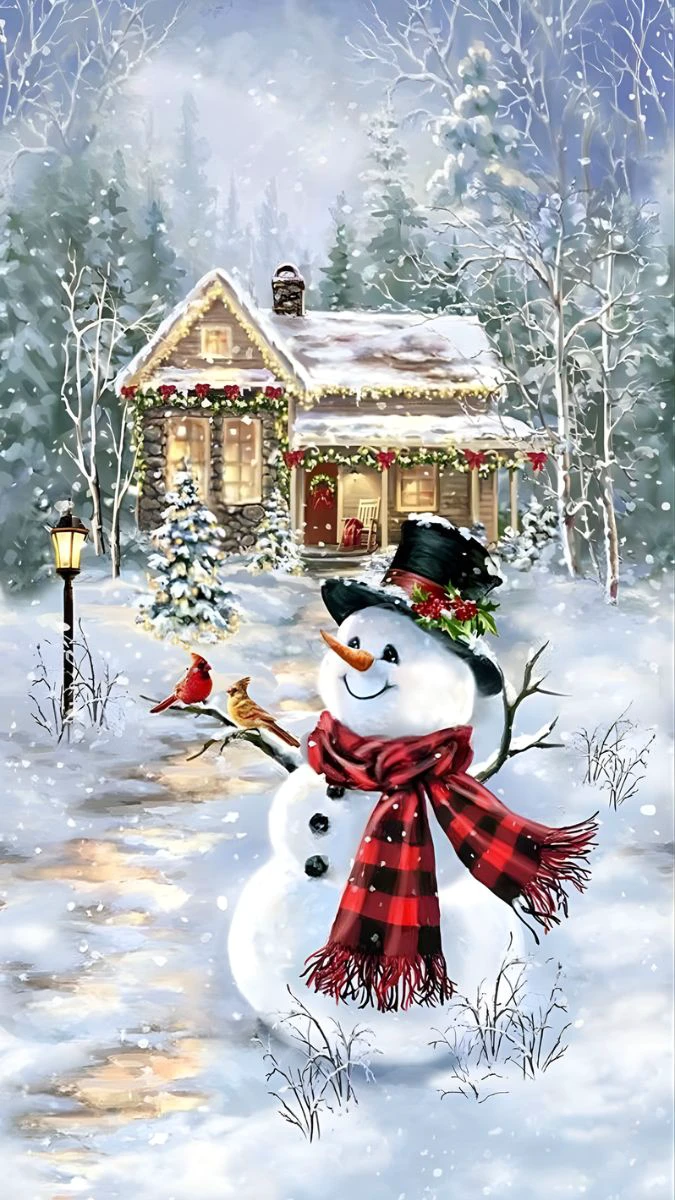 Ảnh nền Giáng sinh chủ đề mùa đông