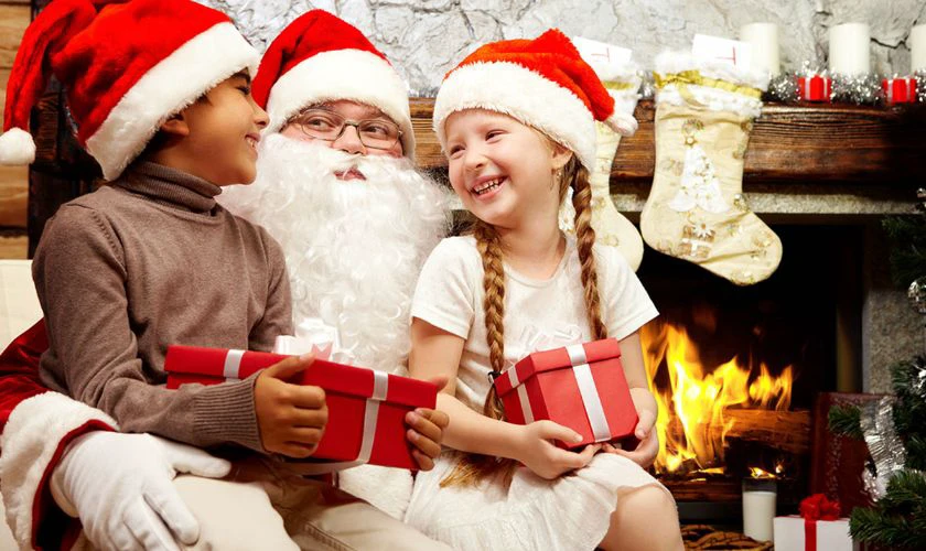 Ảnh nền Noel chủ đề sum vầy, ấm áp