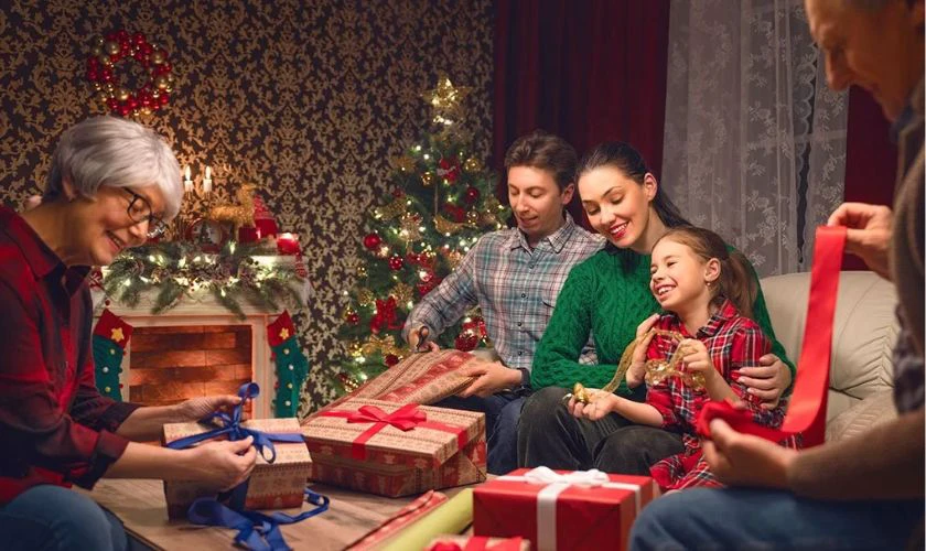 Wallpaper Noel chủ đề sum vầy, ấm áp