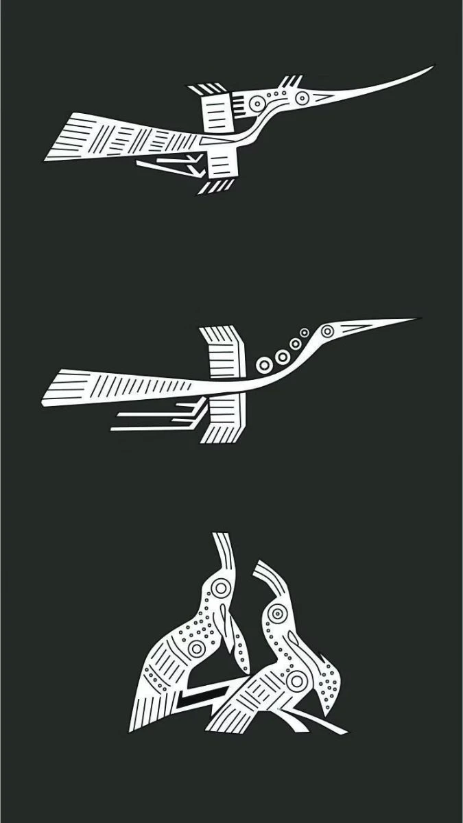 Họa tiết chim lạc