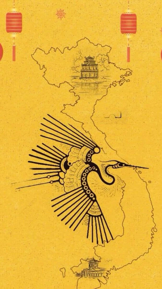 Hình nền Giỗ tổ Hùng Vương họa tiết ấn tượng