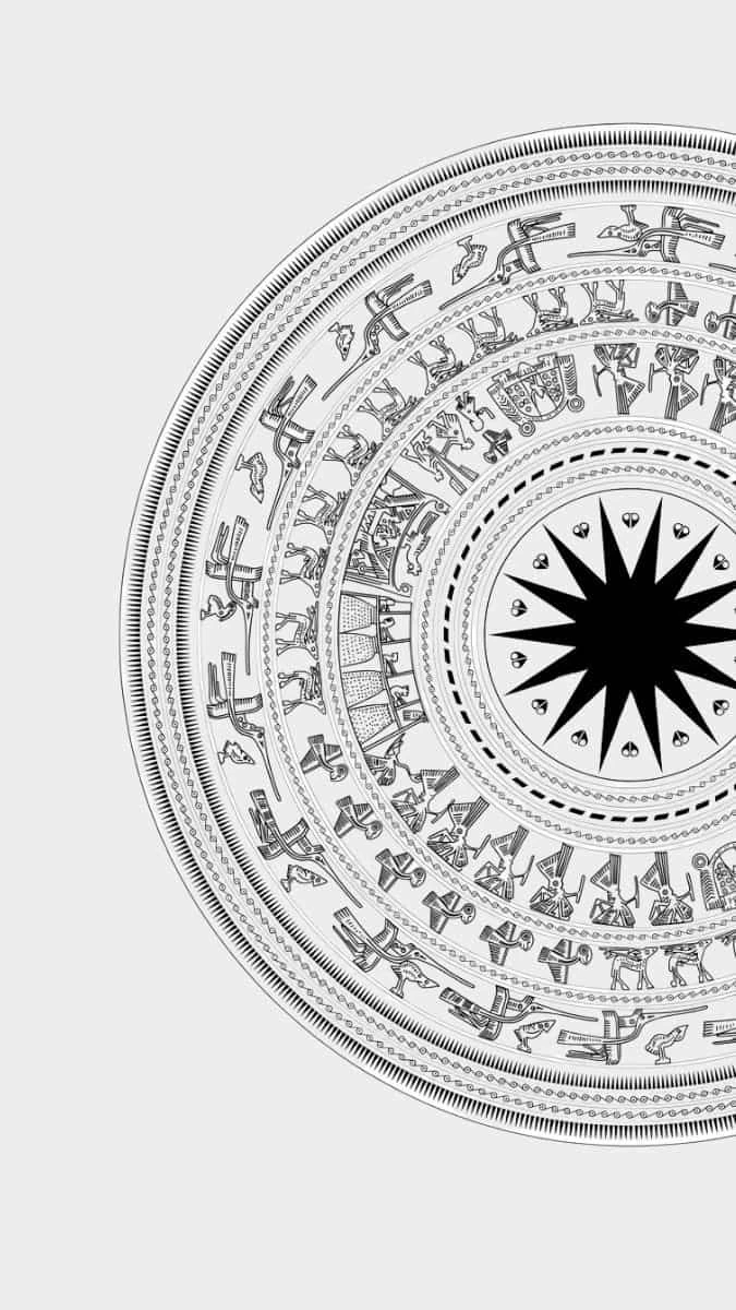 Họa tiết trống đồng ấn tượng