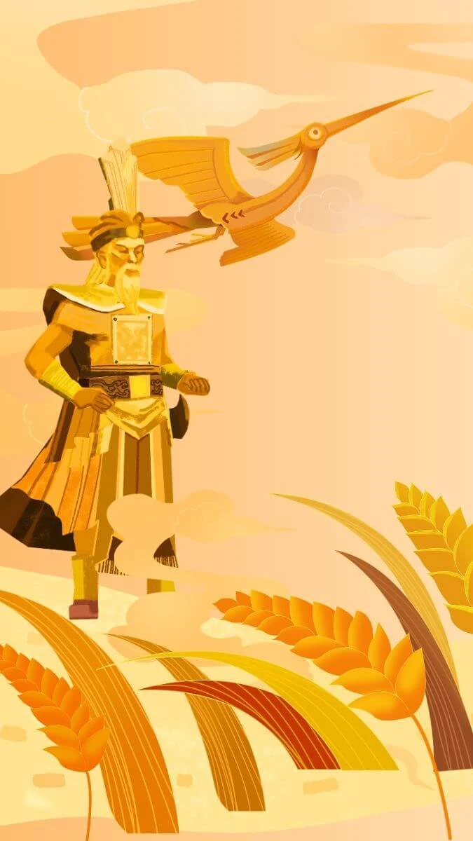 Hình nền Vua Hùng nghệ thuật