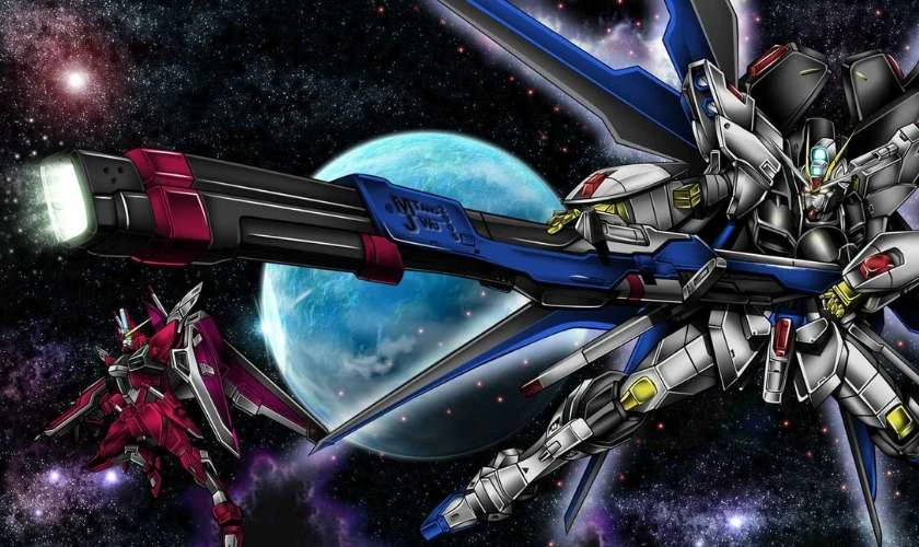 Ảnh nền Gundam 4K chiến đấu cho máy tính