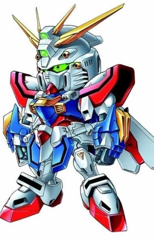 Hình nền Gundam 4K phong cách cute cho dế yêu