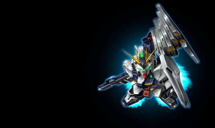 Hình nền Gundam 4K phong cách dễ thương cho PC