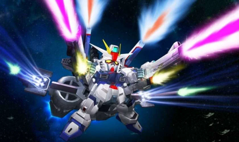 Hình nền Gundam 4K phong cách đáng yêu cho PC