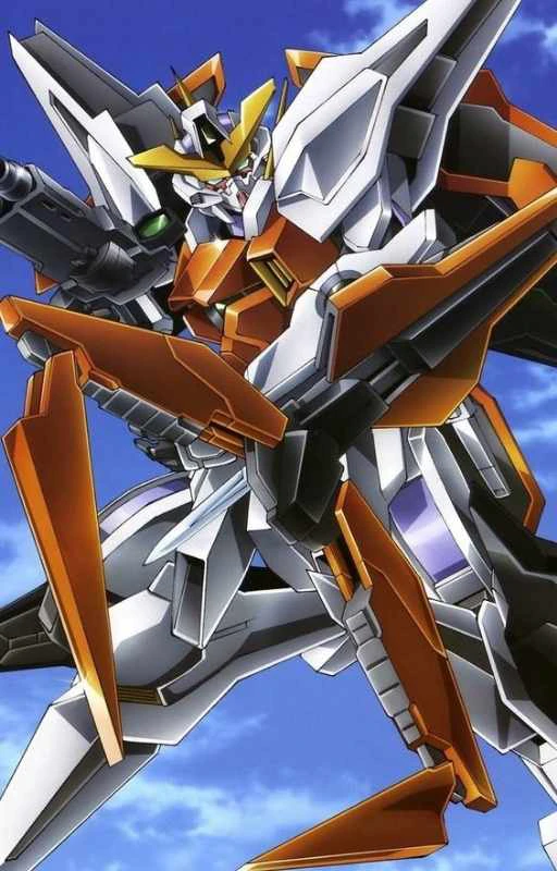 Wallpaper Gundam 4K bay trên bầu trời cho Android