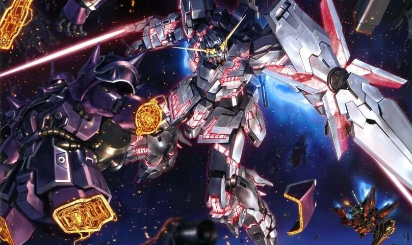 Bộ sưu tập ảnh Gundam 4K đa dạng màu sắc cho laptop