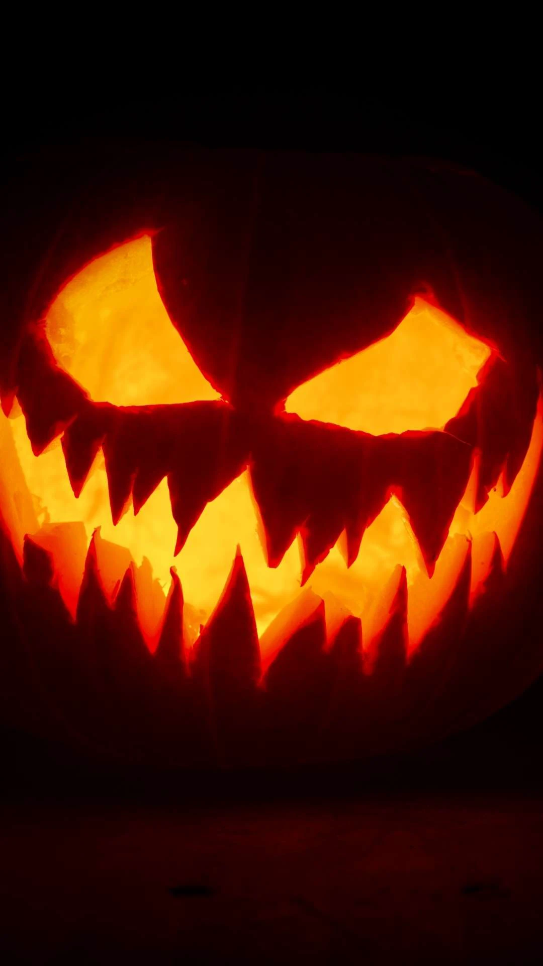 Hình nền Halloween cho điện thoại kinh dị bí ngô