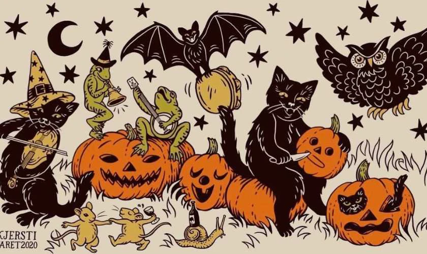 Hình nền Halloween cho máy tính bảng cute