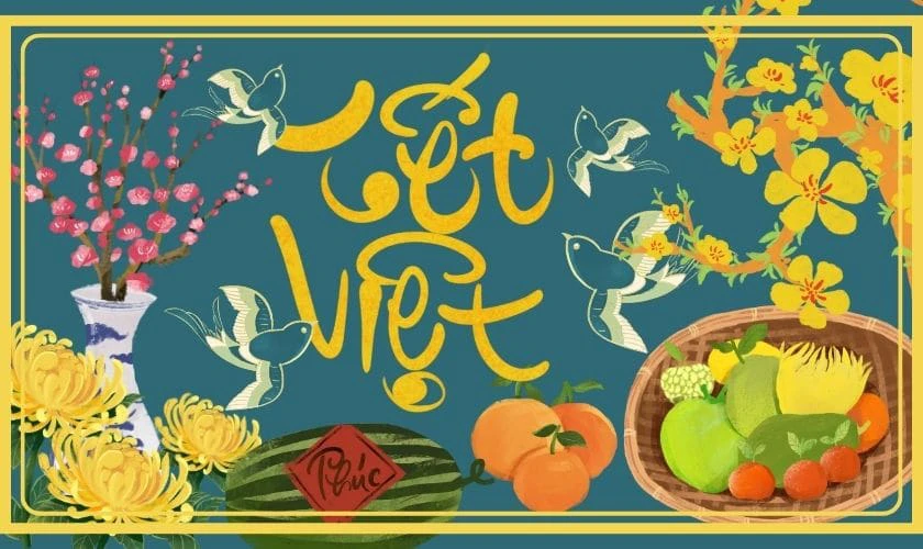 Hình Nền Hoa Đào Ngày Tết Việt Ấm Cúng