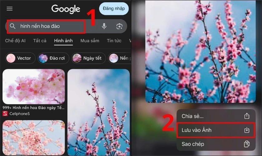 Cách Tải Và Cài Đặt Hình Nền Hoa Đào Ngày Tết 2026