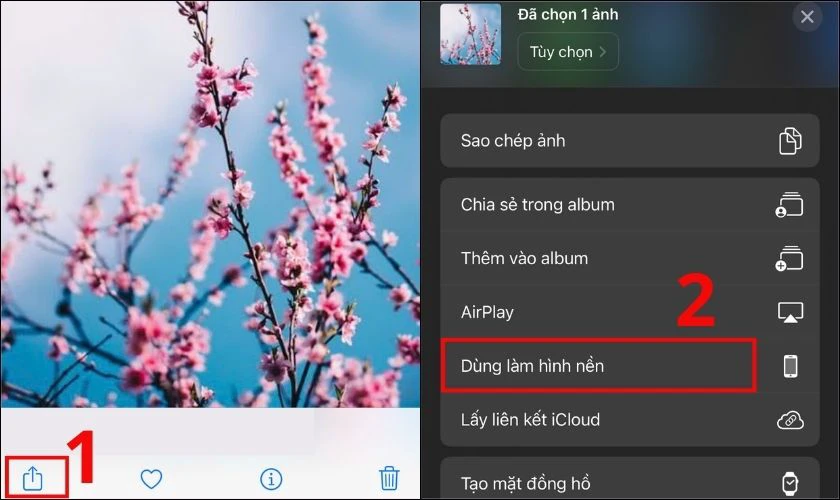 Mở Ảnh Vừa Tải, Nhấn Vào Biểu Tượng Chia Sẻ