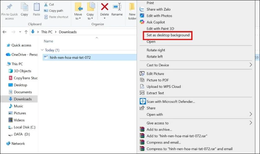 Cách Tải Và Cài Đặt Hình Nền Hoa Mai Tết 2026 Bính Ngọ