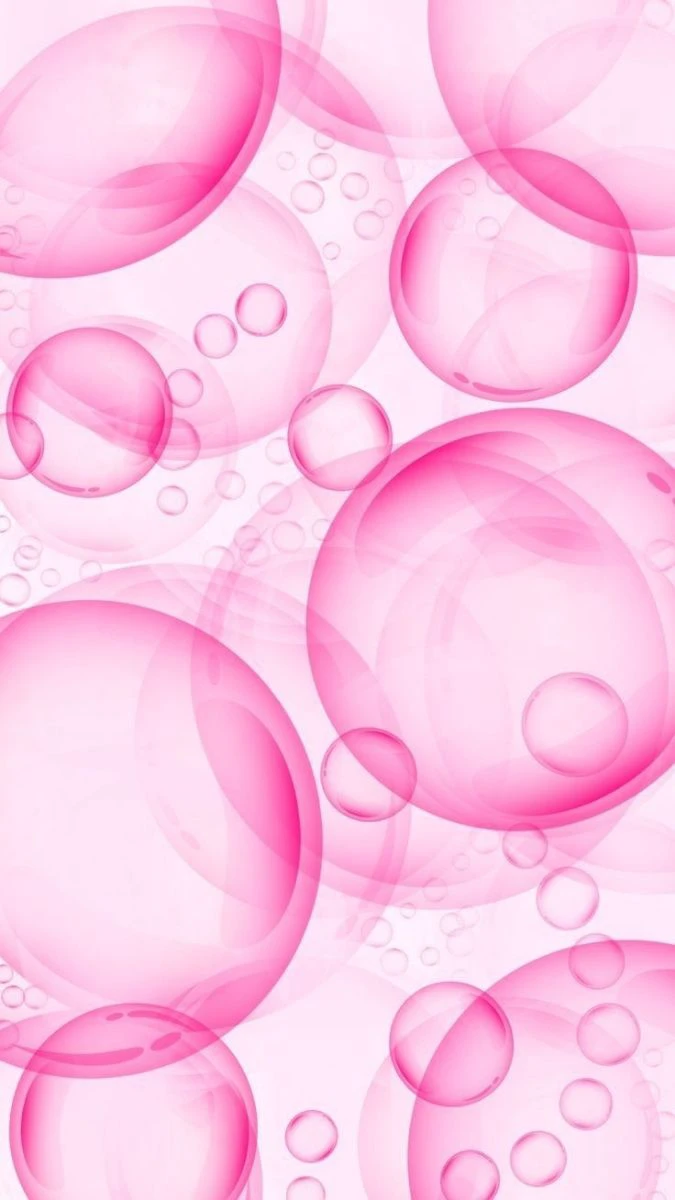 Wallpaper iOS 18.6 màu hồng cho iPhone