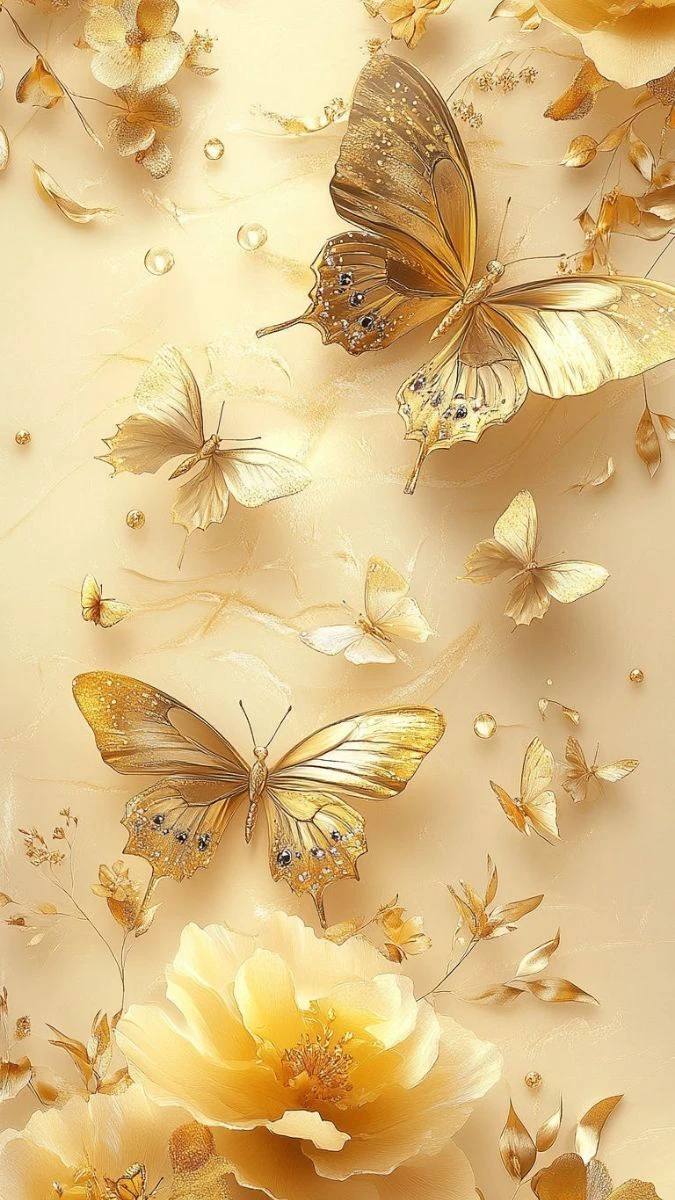 Wallpaper iOS 18.6 màu vàng cho điện thoại