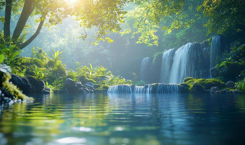 Wallpaper iOS 18.6 chủ đề thiên nhiên cho MacBook