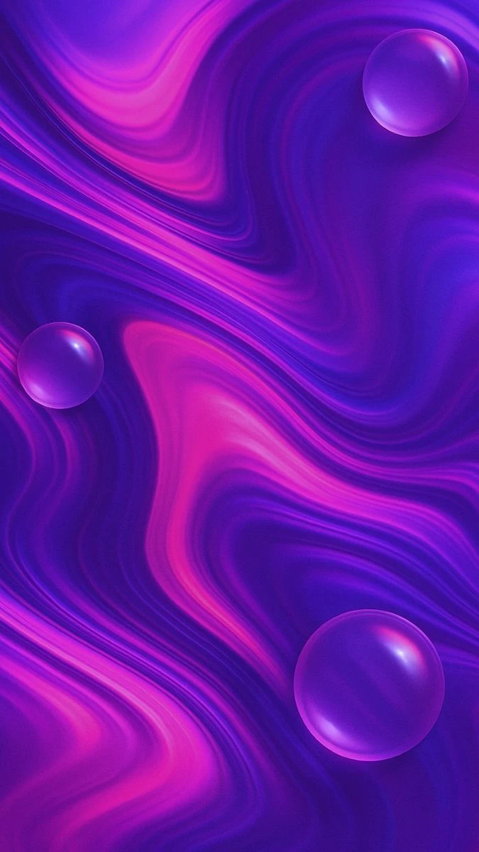 Wallpaper iOS 19 màu tím