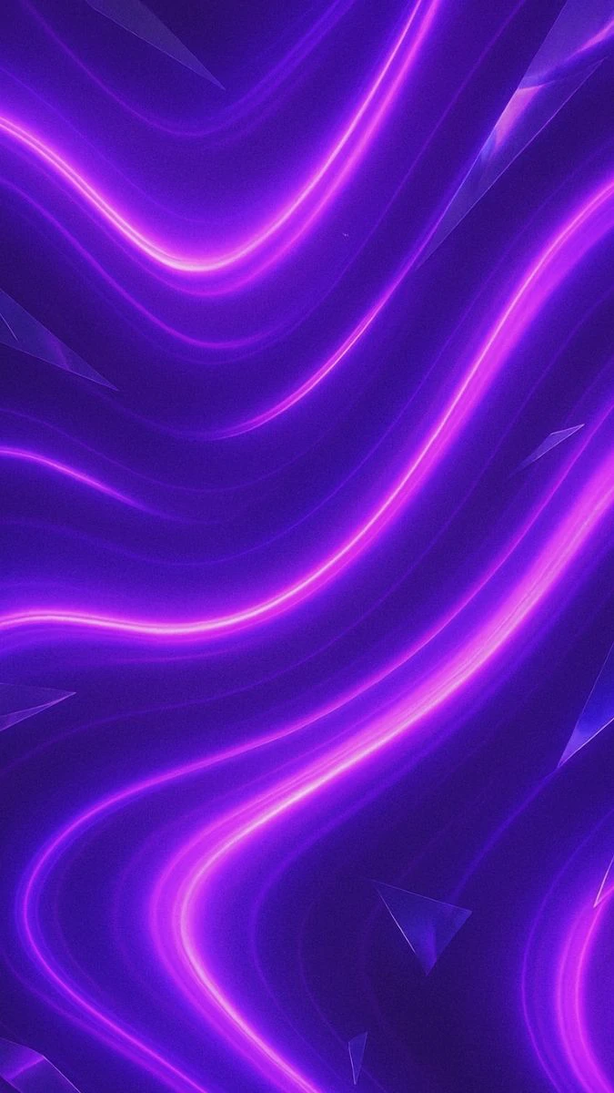 Wallpaper iOS 19 màu tím huyền bí cho điện thoại
